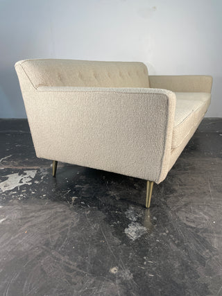 Edward Wormley Sofa with Brass legs for Dunbar
