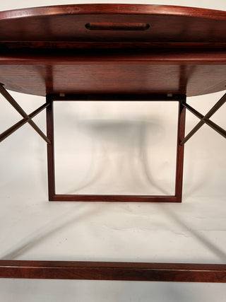 Bar tray table Svend Langkilde  in Rosewood for Illums Bolighus in Denmark