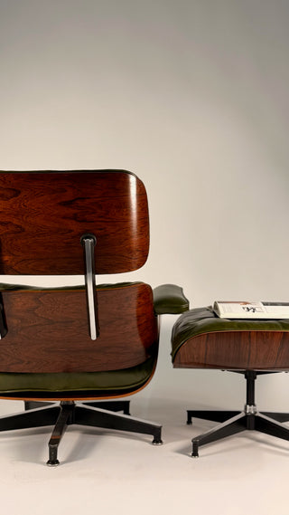 2nd Generation Rosewood Eames Lounge Chair 670/671 by Herman Miller