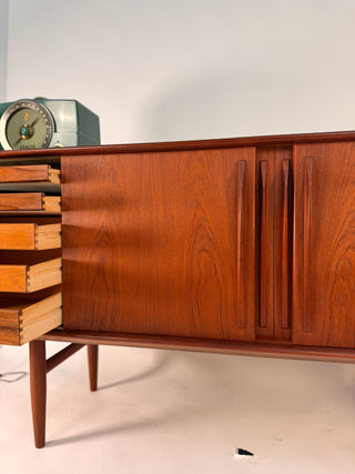 Kurt Østervig Danish Modern Teak  Credenza