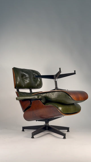 2nd Generation Rosewood Eames Lounge Chair 670/671 by Herman Miller