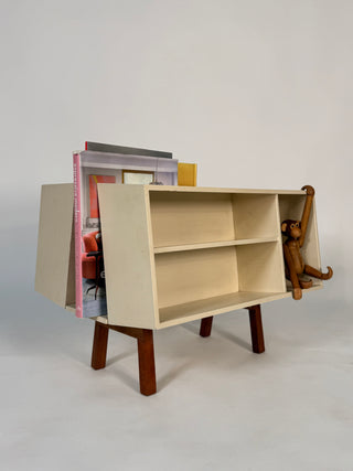 Penguin Donkey Mark II Petite Bookcase by Ernest Race for Isokon, Circa 1960