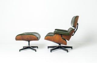 First Generation Eames Lounge Chair & Ottoman — Rosewood, circa 1956–1957