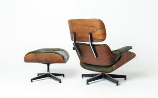 First Generation Eames Lounge Chair & Ottoman — Rosewood, circa 1956–1957