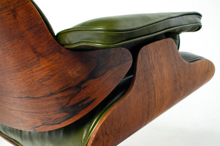 First Generation Eames Lounge Chair & Ottoman — Rosewood, circa 1956–1957