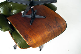 First Generation Eames Lounge Chair & Ottoman — Rosewood, circa 1956–1957