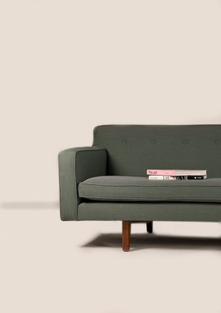 In Process: Edward Wormley Bracket Back Sofa for Dunbar