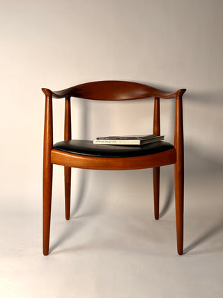 Set of 4 Round Chairs by Hans J. Wegner for Johannes Hansen – Denmark, 1950