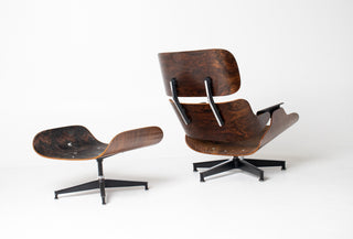 2nd Generation Eames Lounge Chair and Ottoman in Rosewood by Herman Miller (model 670/671) Avalible for Custom Leather Choice