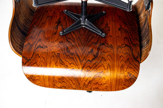 2nd Generation Eames Lounge Chair and Ottoman in Rosewood by Herman Miller (model 670/671) Avalible for Custom Leather Choice