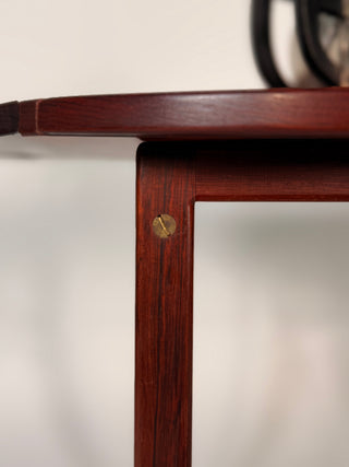 Bar tray table Svend Langkilde  in Rosewood for Illums Bolighus in Denmark