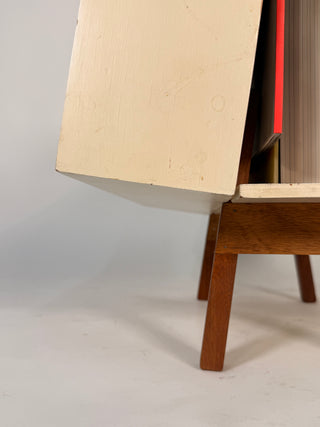 Penguin Donkey Mark II Petite Bookcase by Ernest Race for Isokon, Circa 1960