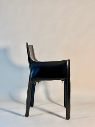 Set of Ten Mario Bellini Cab Dinning Chairs for Cassina