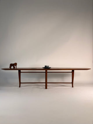 Edward Wormley Janas Coffee Table with Tiffany Glass Tiles for Dunbar