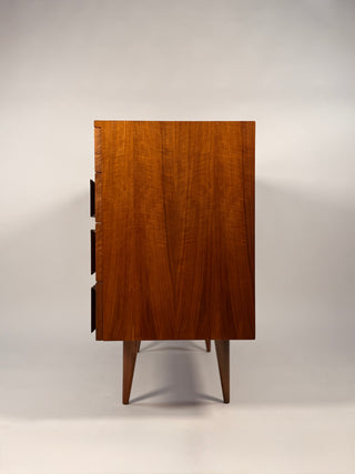 Gio Ponti Walnut Dresser by Singer & Sons c. 1950