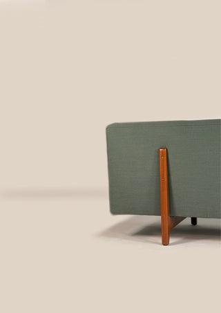 In Process: Edward Wormley Bracket Back Sofa for Dunbar