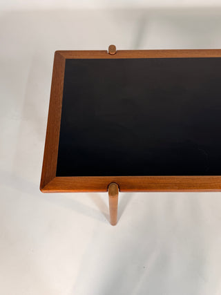 Hans Wegner Flip Top Coffee Table for Johannes Hansen – Teak, Oak, and Black Laminate