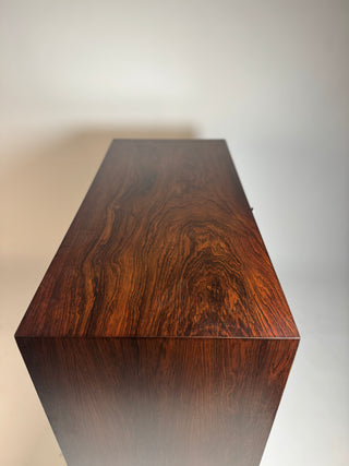 George Nelson Thin Edge Tall Dresser in Rosewood by Herman Miller – Mid‑Century Modern Masterpiece