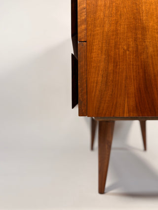 Gio Ponti Walnut Dresser by Singer & Sons c. 1950