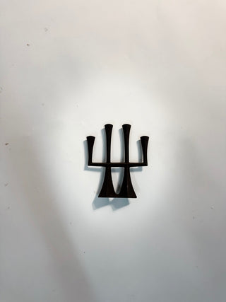 Pair of Jens Quistgaard Iron Candlesticks or Candleabra