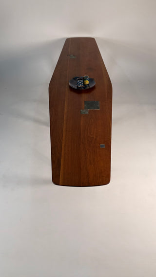 Edward Wormley Janas Coffee Table with Tiffany Glass Tiles for Dunbar