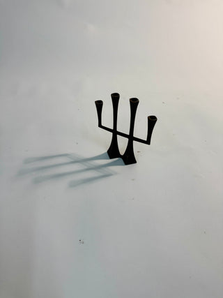 Pair of Jens Quistgaard Iron Candlesticks or Candleabra