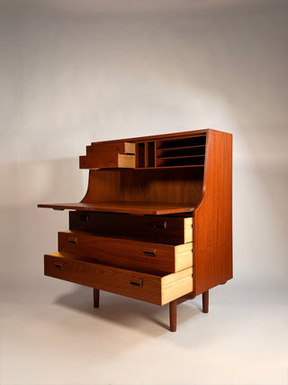 Borge Mogensen Teak Secretary Desk, Circa 1950's
