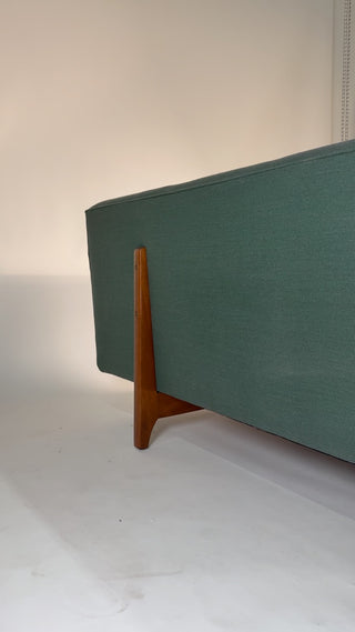 In Process: Edward Wormley Bracket Back Sofa for Dunbar