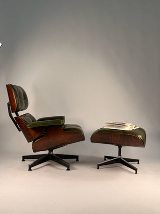 2nd Generation Rosewood Eames Lounge Chair 670/671 by Herman Miller