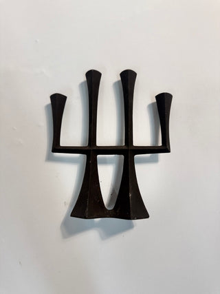 Pair of Jens Quistgaard Iron Candlesticks or Candleabra