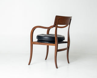 Edward Wormley for Dunbar Alexandria Walnut Armchair