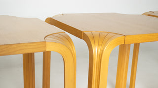 Alvar Aalto Model X601 “Fan Leg” Side Table for Artek, Finland,  (3 available)