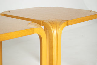 Alvar Aalto Model X601 “Fan Leg” Side Table for Artek, Finland,  (3 available)