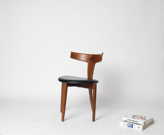 Rare Set of 4 Teak Dining Chairs by Palle Petersen & Erik Andersen, Denmark Circa 1950's