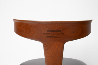 Rare Set of 4 Teak Dining Chairs by Palle Petersen & Erik Andersen, Denmark Circa 1950's