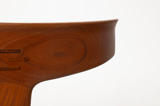 Rare Set of 4 Teak Dining Chairs by Palle Petersen & Erik Andersen, Denmark Circa 1950's