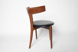Rare Set of 4 Teak Dining Chairs by Palle Petersen & Erik Andersen, Denmark Circa 1950's