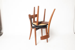 Rare Set of 4 Teak Dining Chairs by Palle Petersen & Erik Andersen, Denmark Circa 1950's