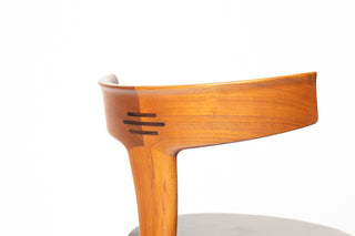 Rare Set of 4 Teak Dining Chairs by Palle Petersen & Erik Andersen, Denmark Circa 1950's