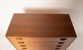 Kai Kristiansen Teak 4 Drawer Dresser, for Feldballes Møbelfabrik
