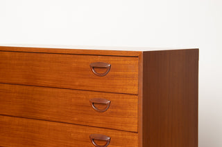 Kai Kristiansen Teak 4 Drawer Dresser, for Feldballes Møbelfabrik