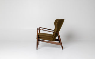 Rare Ib Kofod Larsen Wingback Lounge for Selig