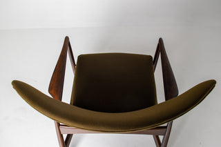 Rare Ib Kofod Larsen Wingback Lounge for Selig