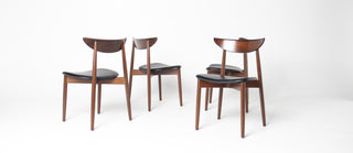 Set of Four Rosewood Dining Chairs by Harry Østergaard for  Randers Møbelfabrik – Danish Modern Elegance