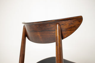Set of Four Rosewood Dining Chairs by Harry Østergaard for  Randers Møbelfabrik – Danish Modern Elegance