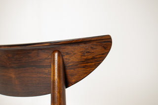 Set of Four Rosewood Dining Chairs by Harry Østergaard for  Randers Møbelfabrik – Danish Modern Elegance