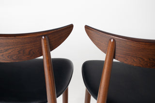 Set of Four Rosewood Dining Chairs by Harry Østergaard for  Randers Møbelfabrik – Danish Modern Elegance