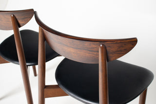 Set of Four Rosewood Dining Chairs by Harry Østergaard for  Randers Møbelfabrik – Danish Modern Elegance