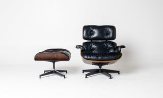 3rd Generation Eames Lounge Chair and Ottoman in Rosewood by Herman Miller