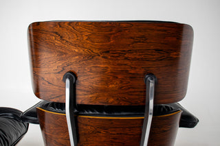 3rd Generation Eames Lounge Chair and Ottoman in Rosewood by Herman Miller